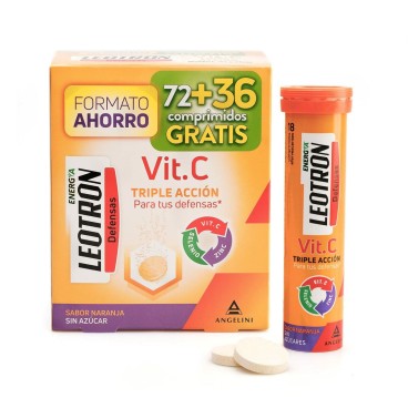 Kosttillskott Leotron C-vitamin 108 antal Orange