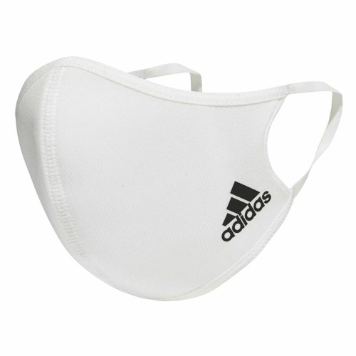 Ansiktsmask Adidas H34578 Vit Vuxna (Storlek M/L)