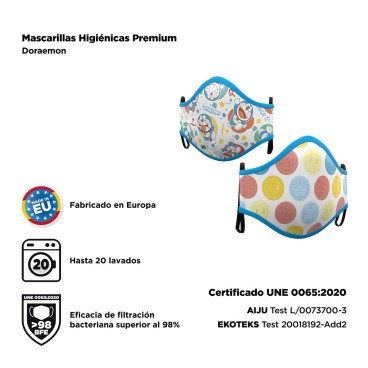 Hygienisk ansiktsmask My Other Me 2 antal Doraemon