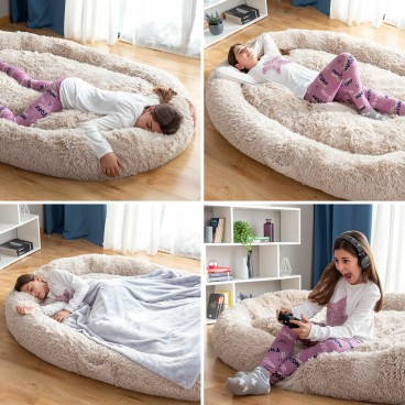 Hundsäng för människor  Human Dog Bed XXL InnovaGoods Beige