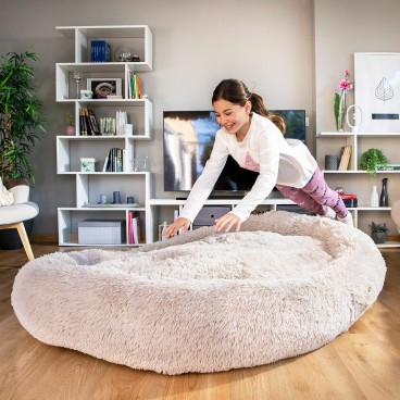 Hundsäng för människor  Human Dog Bed XXL InnovaGoods Beige