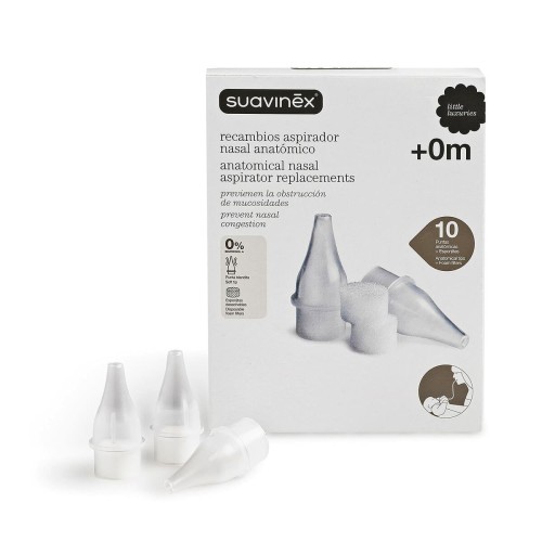 Ersättning för nasal aspirator Suavinex Recambio Aspirador Nasal 10 antal (10 antal)