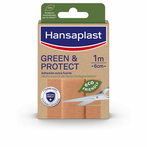 Plåster Hansaplast Green & Protect 10 x 6 cm 10 antal