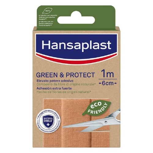 Plåster Hansaplast Green & Protect 10 x 6 cm 10 antal