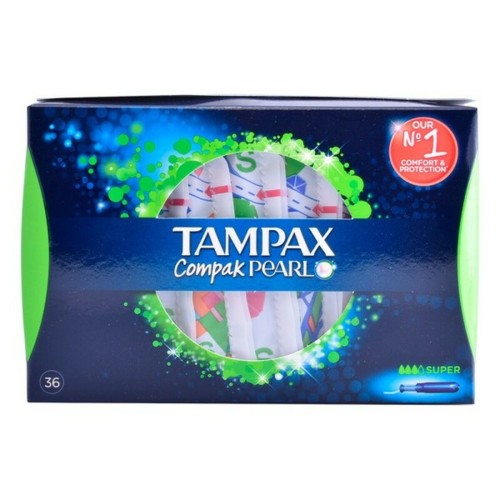 Supertamponger Pearl Compak Tampax 8067056 (36 uds) 36 antal