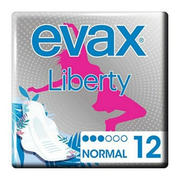 Normala dambindor med vingar LIBERTY Evax Liberty (12 uds)