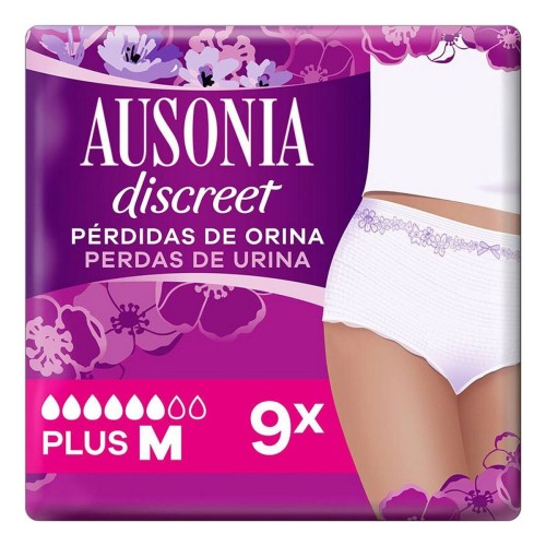 Inkontinensbinda Ausonia Discreet Boutique Medium (9 uds)