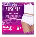 Inkontinensbinda Ausonia Discreet Stor (8 uds)