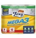 Toalettrulle Foxy Mega3 (4 antal)