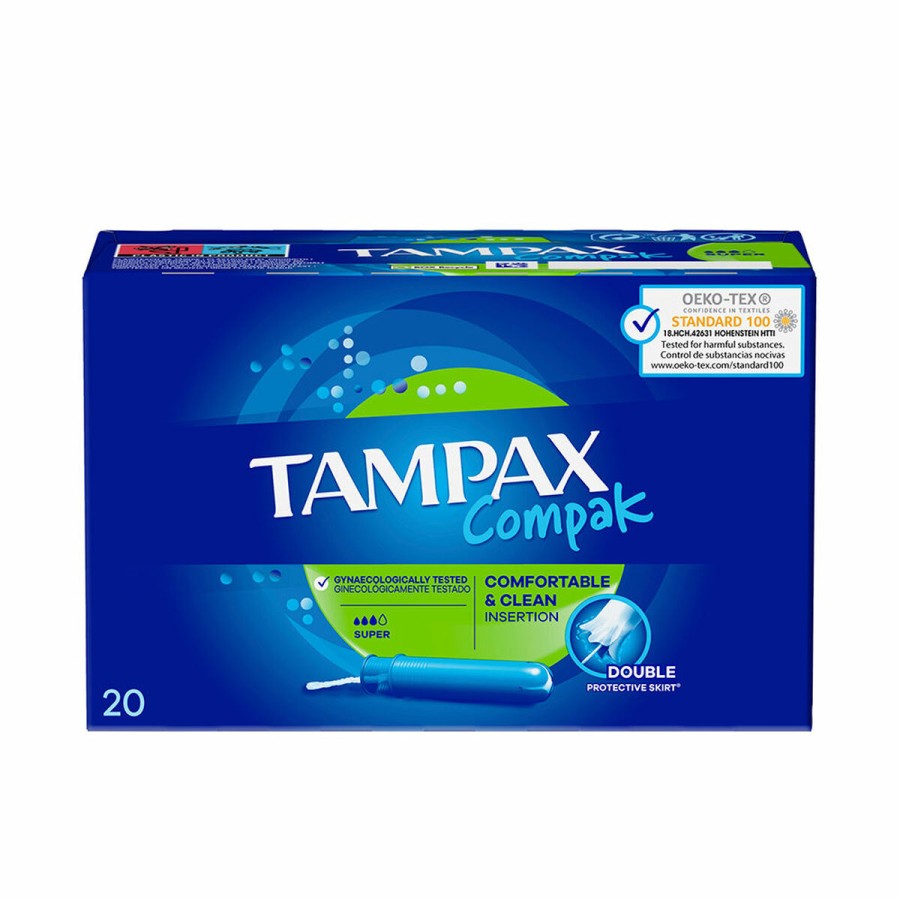 Supertamponger Tampax Compak 20 antal