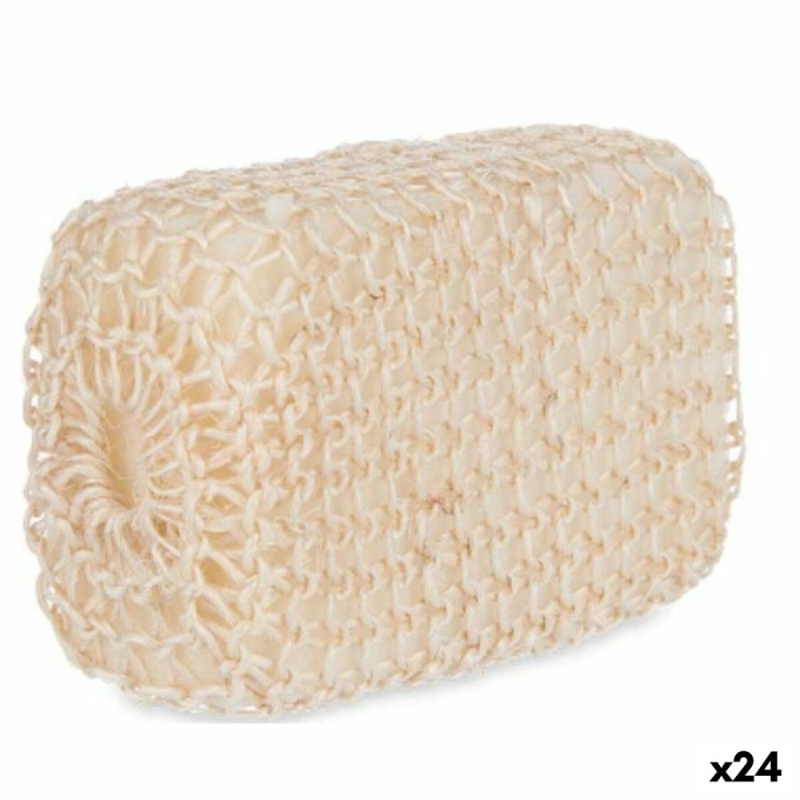 Rengöringssvamp Vit Beige 9 x 14 x 6 cm (24 antal)