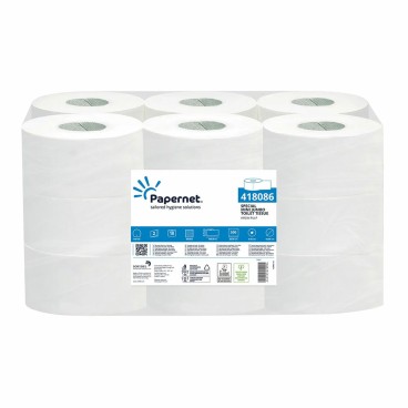 Toalettrulle Papernet Mini Jumbo 418086 (18 antal) Dubbla lager