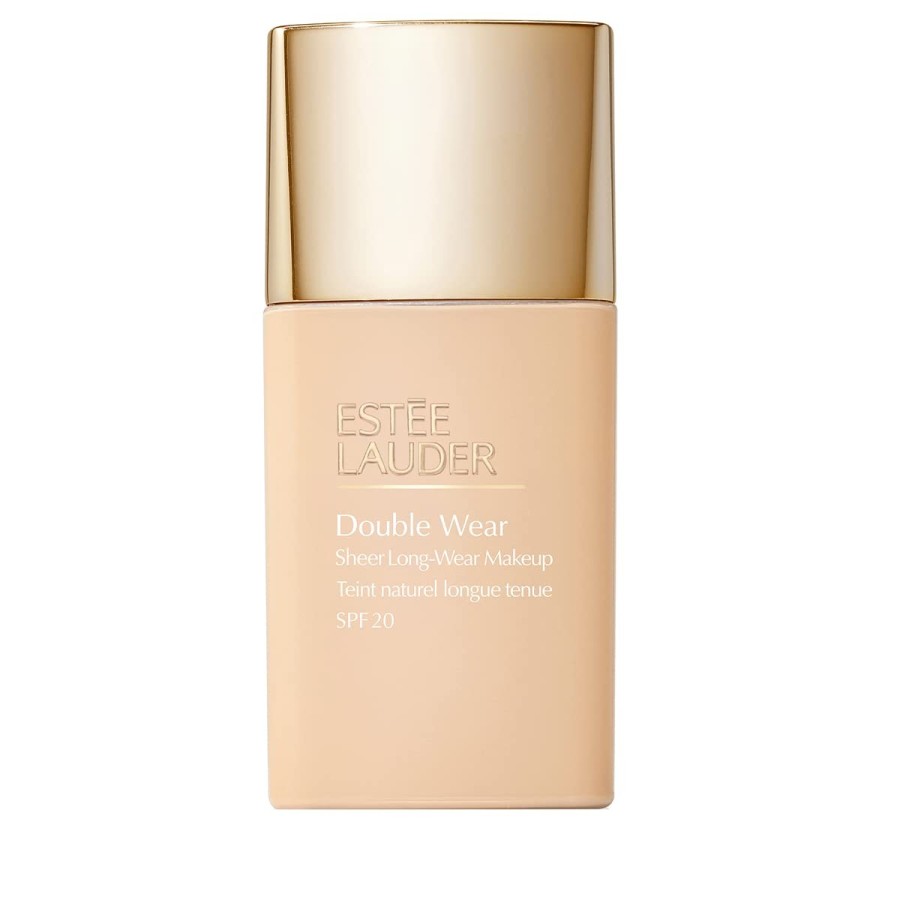 Flytande makeupbas Estee Lauder Double Wear Sheer Matte Nº 1W1 Vit Spf 20 Spf 19