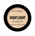 Brunt kompaktpulver High'Light  Rimmel London 99350066693 Nº 001 Stardust 8 g