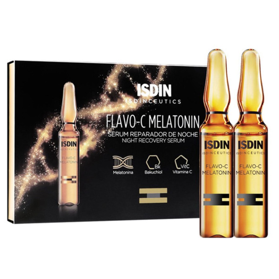 Återställande nattserum Isdin Flavoc Melatonin Ampuller (10 x 2 ml)