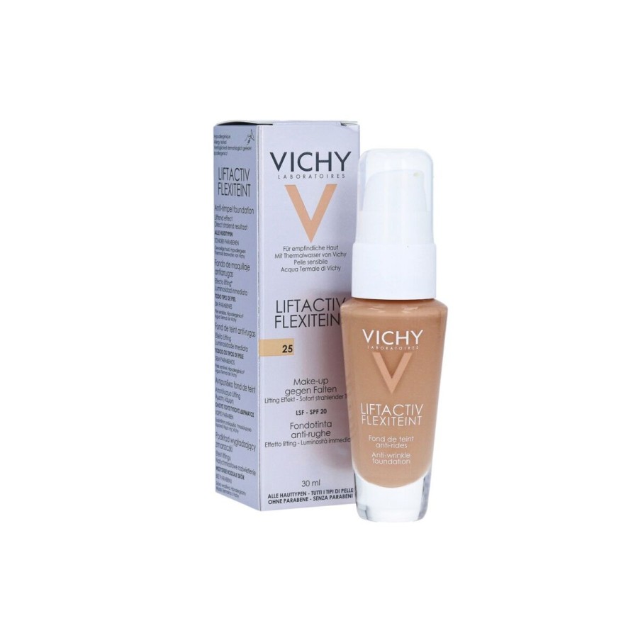 Flytande foundation för läppar Liftactiv Flexiteint Vichy 2029072 Nude Spf 20 30 ml