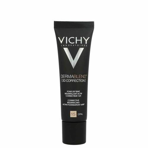 Foundation Vichy Dermablend 3D Nº 15 Opal 30 ml Spf 15 Utjämnande