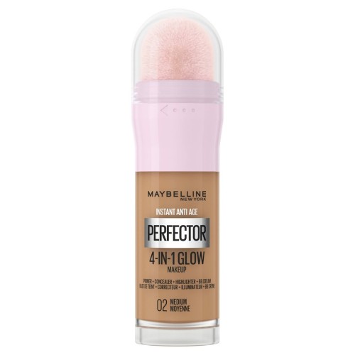 Flytande makeupbas Maybelline Instant Age Perfector Glow Nº 02 Medium Moyenne 20 ml