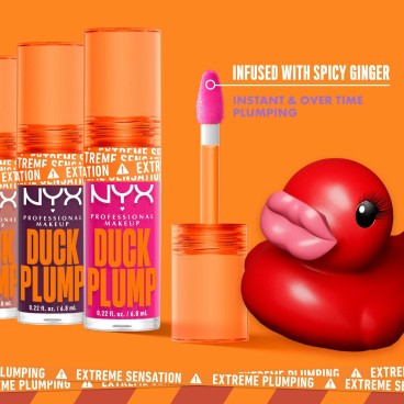 Läppglans NYX Duck Plump Curly spicy 6,8 ml