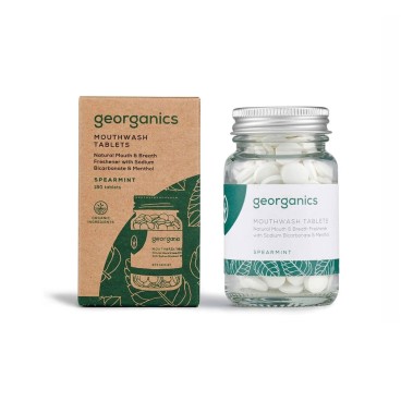 Munvatten Georganics Tablett Pepparmynta 180 Antal