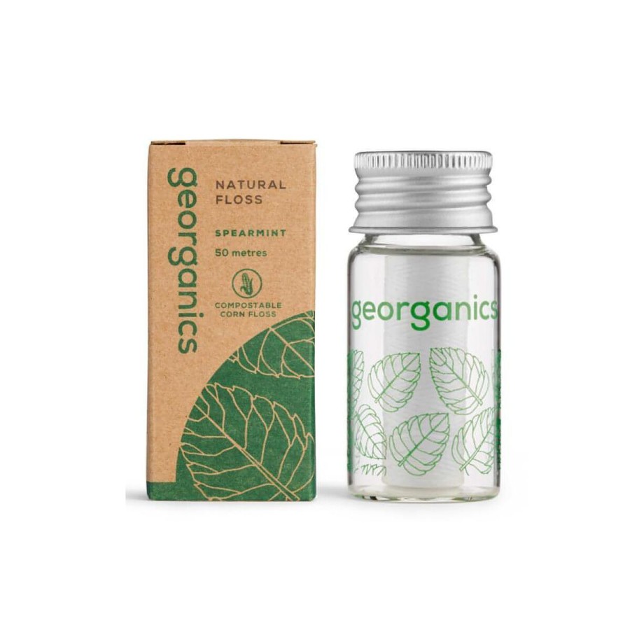 Tandtråd Georganics Natural Floss Pepparmynta 50 m