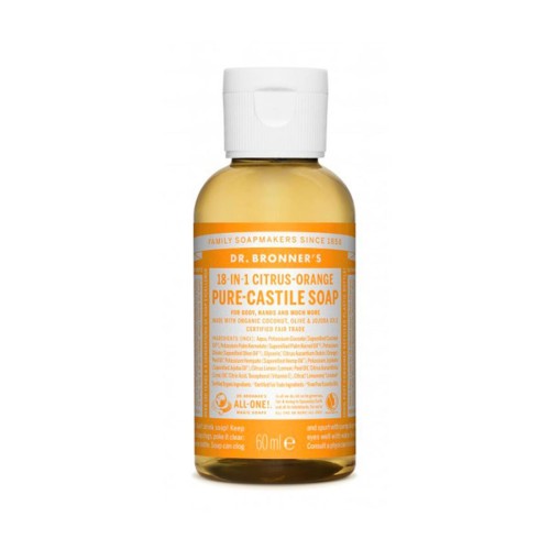 Flytande tvål Dr Bronner's 60 ml Citron