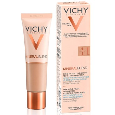 Flytande makeupbas Vichy Mineralblend Nº 11 Granite 30 ml