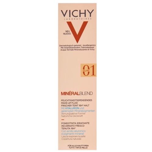 Flytande makeupbas Vichy Mineralblend Nº 01 Clay 30 ml