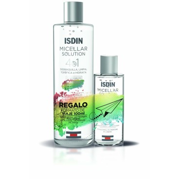 Micellärt vatten Isdin MICELLAR SOLUTION 400 ml + 100 ml 4-i-1