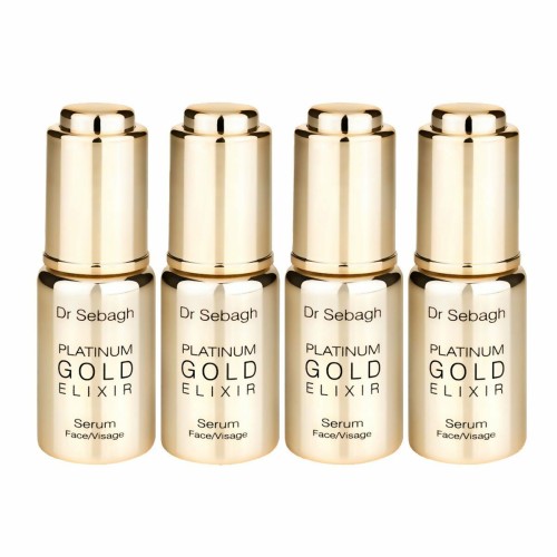 Ansiktsserum Dr. Sebagh Platinium Gold Elixir 4 x 10 ml