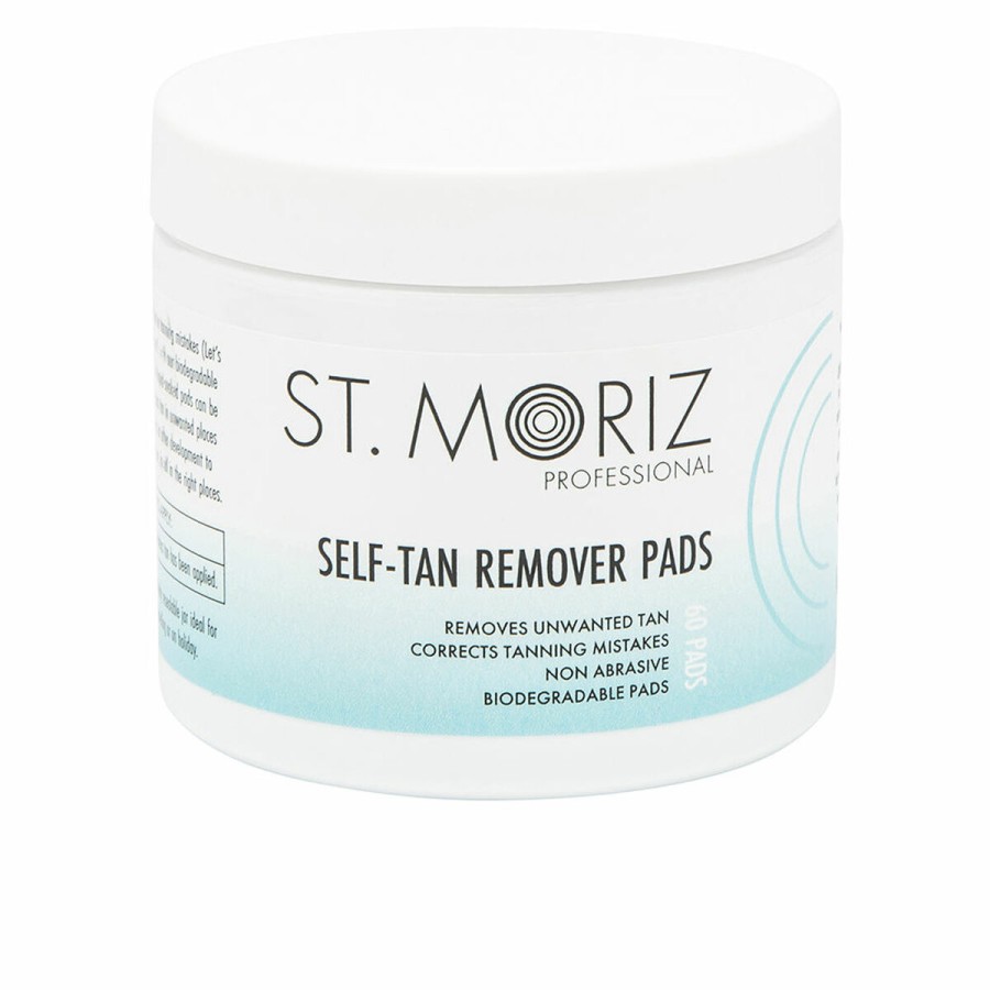 Diskar för ansiktet St. Moriz PROFESSIONAL ST. MORIZ Sminkremover Solbränt utseende [Lotion/Spray/Mjölk] (60 antal)