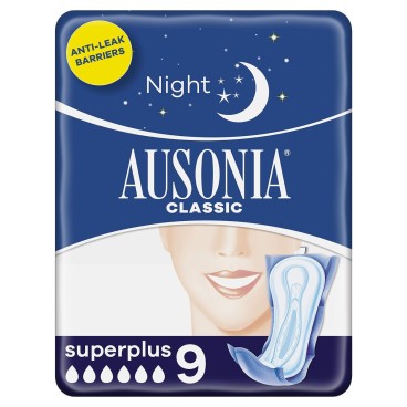 Natt Kuddar Ausonia Super Plus 9 antal