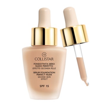 Flytande makeupbas Collistar Perfect Nude Nº 4 Sand Spf 15 30 ml