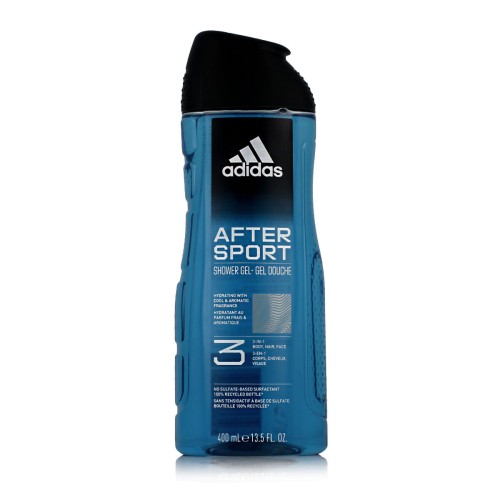 Duschtvål Adidas AFTER SPORT 400 ml 3 i 1