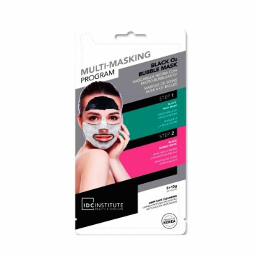 Ansiktsmask IDC Institute Multi Masking Black O2 Bubble (20 g)