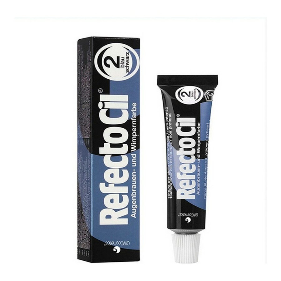 Färg till ögonfransar Refectocil RefectoCil Blue-Black 15 ml (1 antal) Nº 2