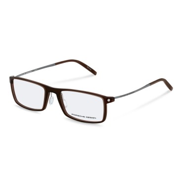 Glasögonbågar Porsche Design P8384-D-55 ø 55 mm Brun