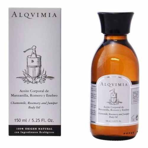 Kroppsolja Alqvimia Kamomill Enbär Rosmarin (150 ml)