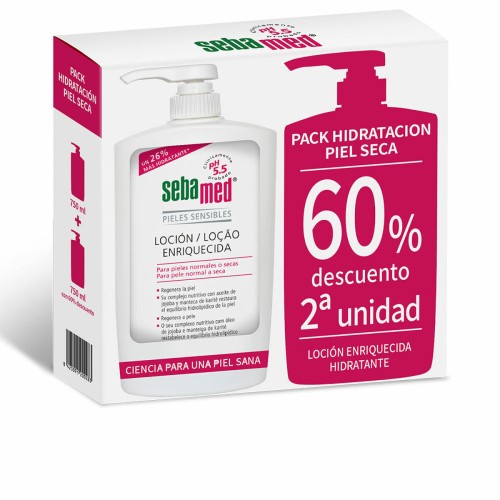 Kroppslotion Sebamed Torr hud Känslig hud 2 x 750 ml Föryngrande