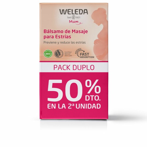 Fuktande kroppsbalsam Weleda Mum 150 ml x 2 Anti-Stretch Mark