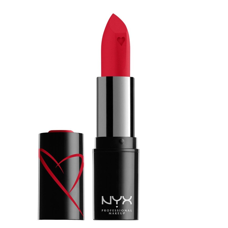 Återfuktande läppstift NYX Shout Loud Satinfinish red haute Röd 3,5 g