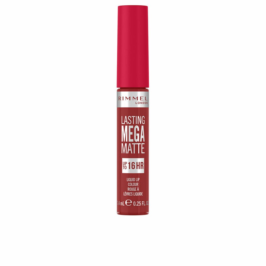 Läppstift Rimmel London Lasting Mega Matte Vätska Nº 500 Fire starter 7,4 ml