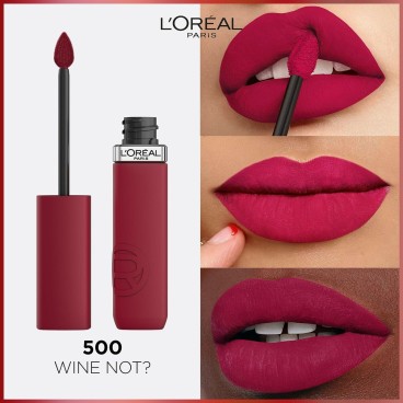 flytande läppstift L'Oreal Make Up Infaillible Matte Resistance Wine not? Nº 500 (1 antal)