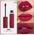 flytande läppstift L'Oreal Make Up Infaillible Matte Resistance Wine not? Nº 500 (1 antal)