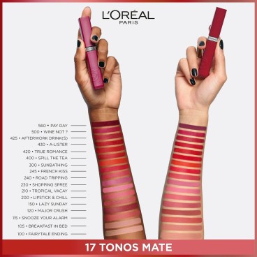 flytande läppstift L'Oreal Make Up Infaillible Matte Resistance Tropical Vacay Nº 210 (1 antal)