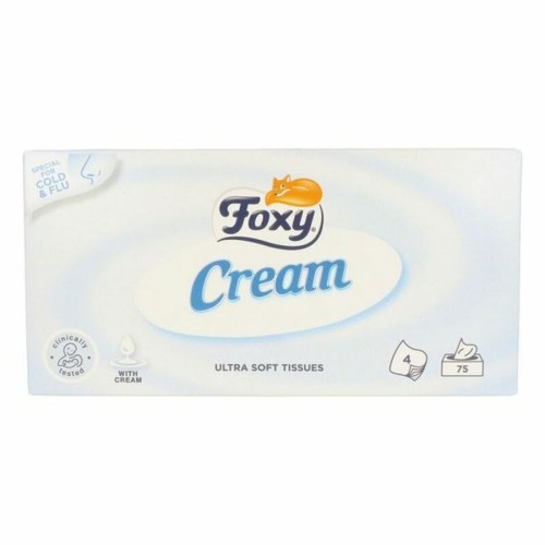 Näsdukar Facial Cream Foxy Känslig hud (75 uds)