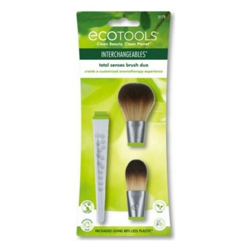 Sminkborste Total Sense Ecotools Total Senses Brush Duo 3 Delar