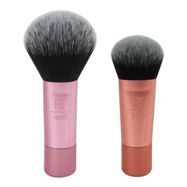 Sminkborstar, set Real Techniques Mini Brush Duo 2 Delar (2 pcs)