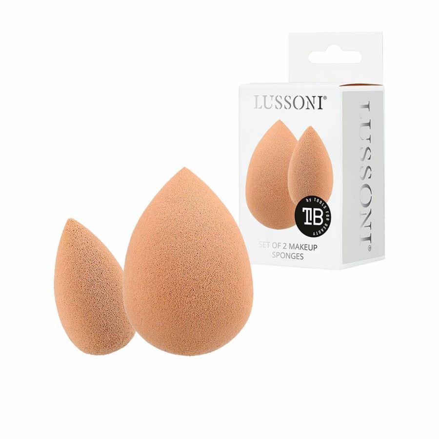 Sminksvamp Lussoni Esponjas Lote Beige 2 Delar