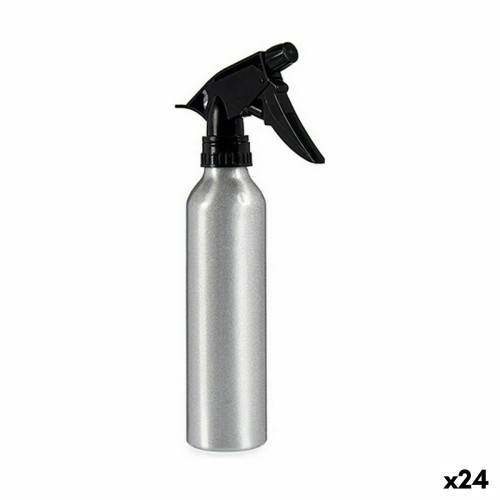 Sprejflaska Svart Silvrig Aluminium 300 ml (24 antal)